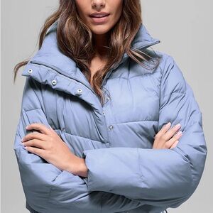 ALO Yoga Light Blue Puffer Jacket